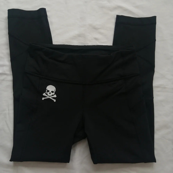 Lululemon SoulCycle Wunder Train 22" Crop Leggings with Mesh Size 4 - Picture 11 of 16